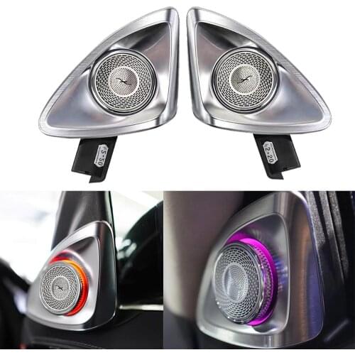 For Mercedes-Benz W223 2021 4D rotating tweeter For S-Class S400/450L original S350L 4D speaker with ambient light neon light