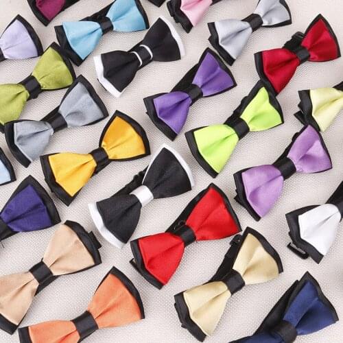 Bowtie men formal necktie boy Mens wedding bow tie Male Dress Shirt krawatte legame gift Kid Boys Grils detachable collar