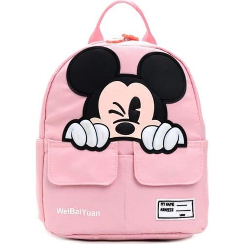 Hot Sale kindergarten school bag cartoon baby Mickey children backpack cute boy backpack for 3-6 year old girl bag