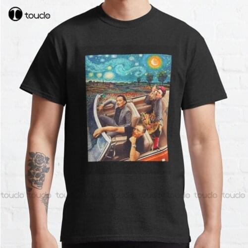 Famous Artists Vincent Van Gogh Frida Kahlo Salvador Dali Banksy Van Gogh Frida Dali Artist Parody Classic T-Shirt Tee Shirt