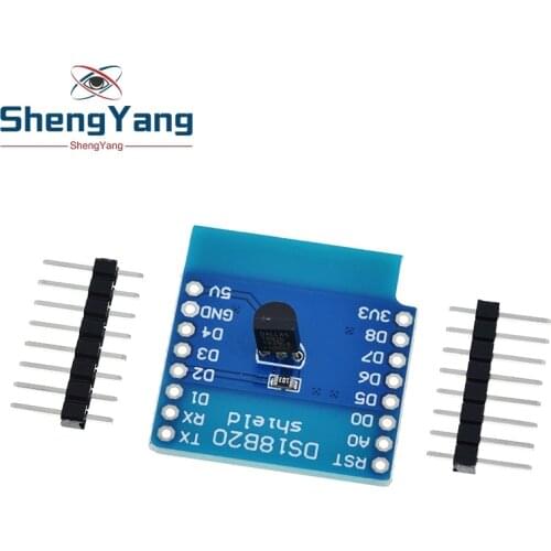1PCS/LOT ShengYang DS18B20 temperature sensor module measurement module for WEMOS D1 mini WIFI extension board learning board