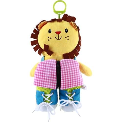 Cartoon Animal Baby Book Developing Toys Montessori Dress Childrens Toys Toddler Kids Felt Quiet Boards