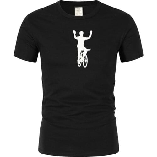 Mens printed bicycles are very difficult, cool cars are short sleeve cotton leisure