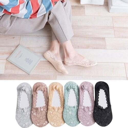 6 Color Women Summer Five-finger Socks Female Ultrathin Breathable Toe Funny Anti Sokken Friction Invisible Silicone with S I6P0