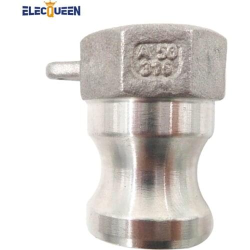 New Stainless 316 Camlock Coupling A Type 1/2" Female NPT Wrench Type Fast Joint