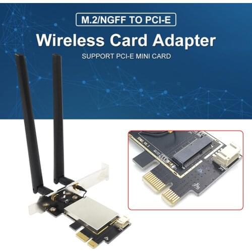 PCIE WiFi Card Adapter BT Dual Band Wireless Network Card Repetidor Adaptador For PC Desktop Wi-fi Antenna PCI- M.2/ NGFF