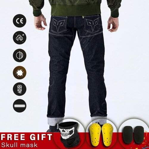 Casual Motorcycle Pants Moto Mens Aramid Motocross Riding Motorbike Touring Moto Pants Motocycle Jeans Trousers Protective Gear