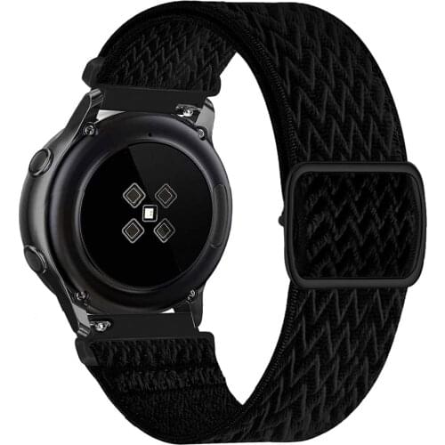 20mm 22mm Nylon Band for Samsung Galaxy Watch Active 2 46mm 42mm Adjustable strap for amazfit gts bip Huawei watch GT 2 TicWatch