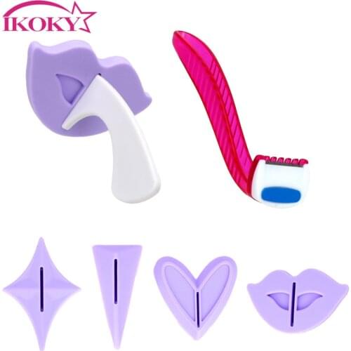 Pubic Hair Shaping Template Razor Pubic Hair Trimmer Heart Triangle Lip Star Shape Bikini Shaving Stencil Sex Toys for Women