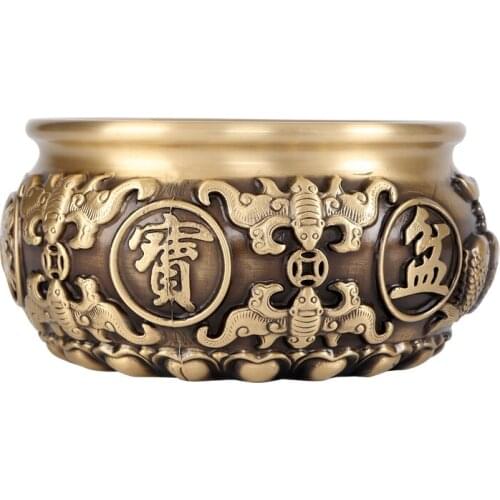 Solid Pure Copper Cornucopia Decoration Office Lucky Copper Cornucopia Living Room Decorations Cornucopia Gift Decoration