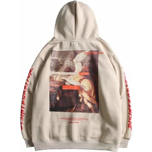 Women hip hop hoodie dance graffiti print harajuku streetwear winter hoodie pullover harajuku autumn loose hoodies clothes album