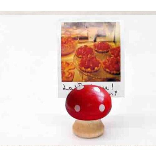 1pcs ZAKKA retro mushroom wooden business card holder crafts solid wood business card packaging set factory wholesale