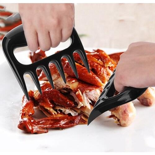 BBQ Fork Bear Claws Meat Forks Food Grade Manual Pull Meat Shred Pork Clamp Roasting Fork Clamp Roasting Fork BBQ Tools