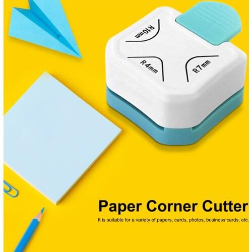 3 In 1 Mini Corner Trimmer Corner Durable Rounder Punch 4/7/10mm Round Corner Trimmer DIY Paper Cutter Card Scrapbooking Punch