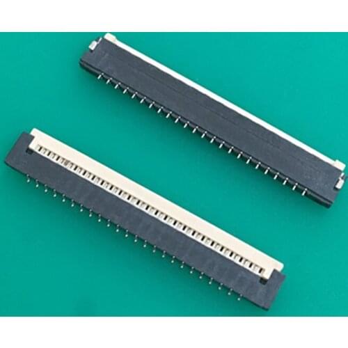 5pcs FFC FPC Connector 1.0 pitch 24p Flip Under Cover Thin Section 6915-24 Thickness 1.5mm