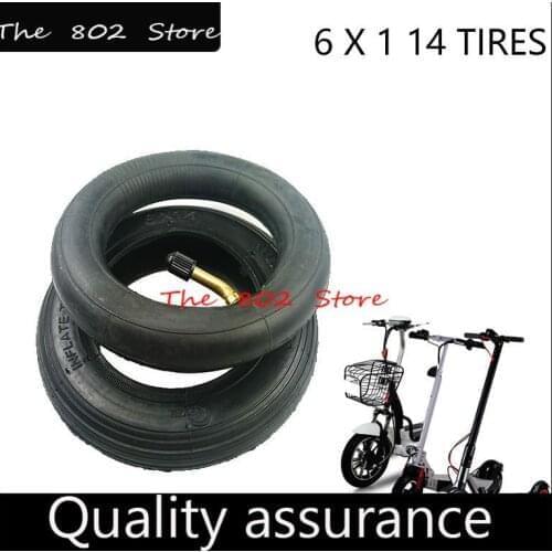 6X1 1/4 6 inch tyre 6*1.25 Pneumatic inner and outer tire suitable for folding bicycle mini surfing electric scooters