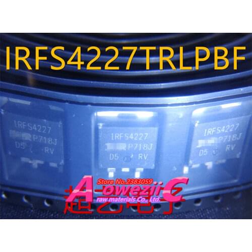 Aoweziic 2017+ 100% new original imported IRFS4227TRLPBF IRFS4227 TO-263 MOSFET transistor 62A 200V