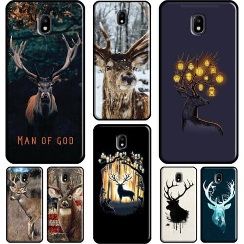 STUNNING DEER Animal For Samsung Galaxy J7 J3 J5 2017 A3 A5 2016 J4 J6 A6 A8 Plus J2 Core J8 2018 Phone Case