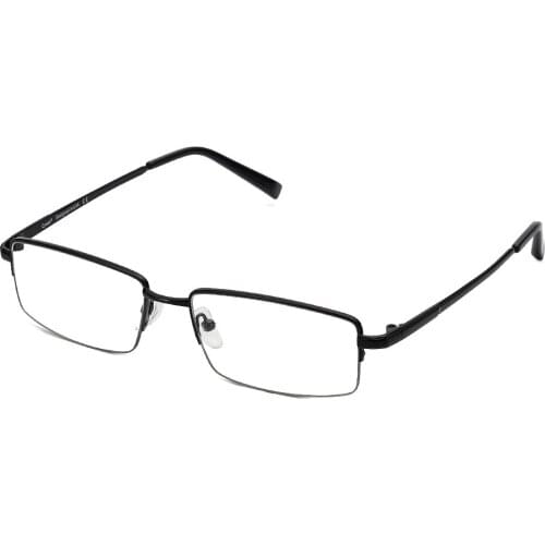 Cyxus Blue Light Blocking Glasses Metal Half Rim Rectangle Computer glasses Anti Eye Eyestrain Clear Lenses Unisex 8731