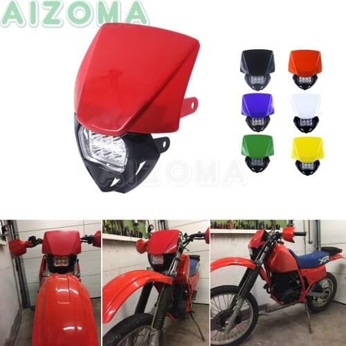 Dual Sport Motorcycle LED Headlight For Honda CRF250 CRF450 XR CR CRM EXC XC-F SX SMR 85 125 250 300 450 Rally/X/R/L Enduro