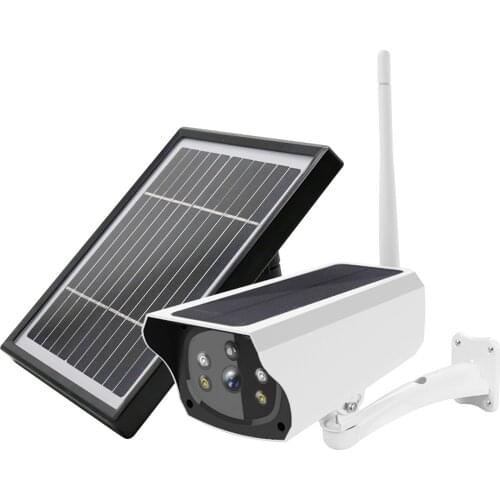 Outdoor Solar Security Camera Wireless Rechargeable Battery 1080P Home Surveillance Camera Support Night Vision Motion Detection