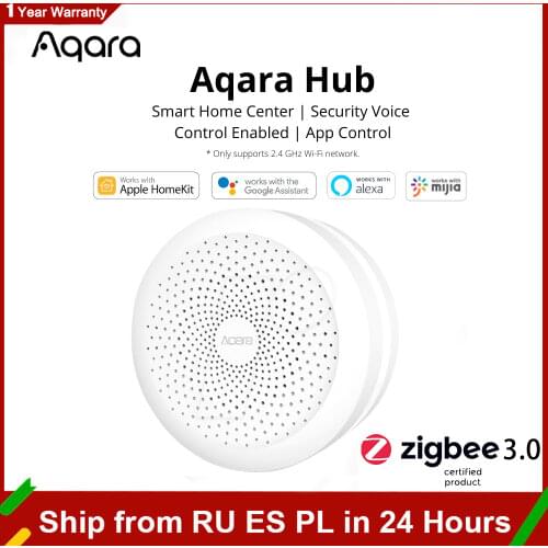 Newest Aqara M1S Hub Gateway 3 Zigbee 3.0 Wifi With RGB Night Light Speaker Smart Home For Xiaomi Mijia APP Mi Home Homekit