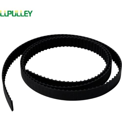 LUPULLEY XL 10 Width 10mm Black Rubber Open Timing Belt Black Opening Synchronous Timing Best Teeth Pitch 5.08mm