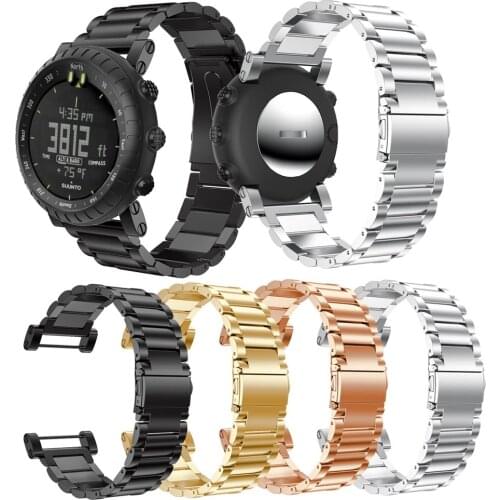 For suunto core Three Ball Stainless Steel Watch Band Strap For Suunto Core watchband And Adapter And Screwdiver