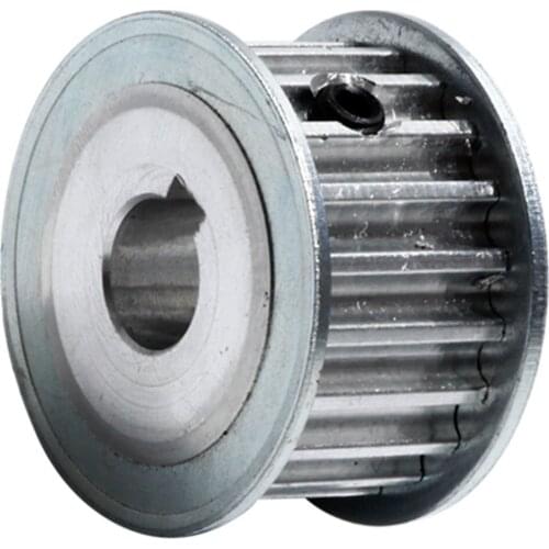 HTD5M Timing Pulley 18T With Keyway, 16mm Belt Width, Toothed Belt Pulley, 8/10/12/12.7/14/15mm Bore ,18Teeth 5M Transmission
