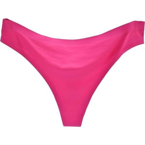 8 styles Sexy Women Invisible Underwear Briefs G-Strings Ice Silk Seamless Crotch thong sexy panties seamless F300130