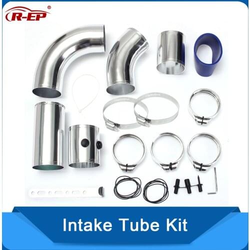 R-EP Turbine Air Intake Turbojet Pipe Kit Universal Car Supercharger Intake Filter System High Flow