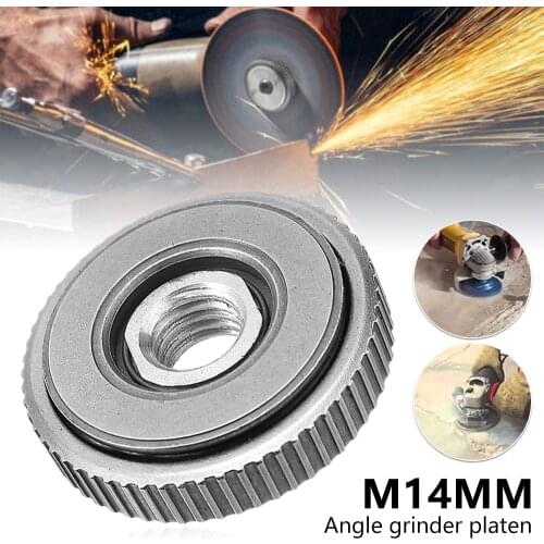 Angle Grinder Plate Chuck M14 Thread Angle Grinder Inner Outer Flange Nut Set Tools Power Replacement For Bosch Metabo Makita