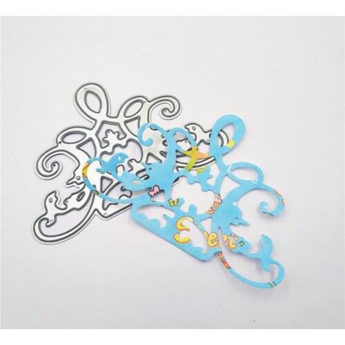 Die cutting die toy crown bird metal crafts paper relief DIY embossed Easter New Year Valentines Day