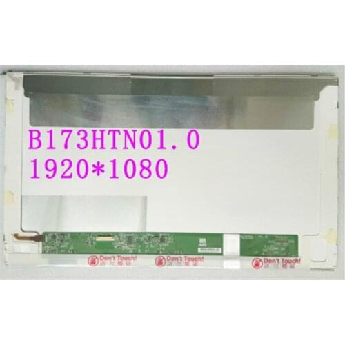 17.3" LCD LED Screen B173HTN01.0 FHD 1920x1080 30pins Glossy Replacement