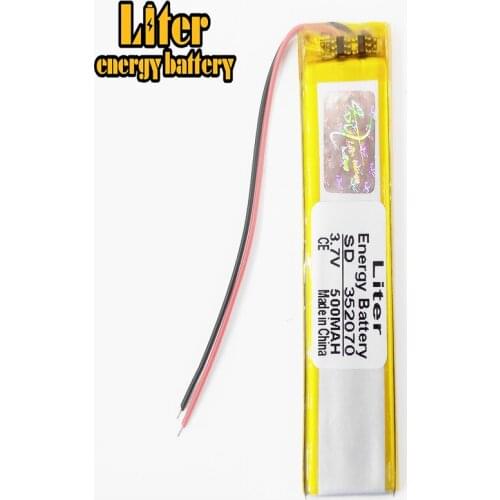 352070 3.7V 500MAH polymer liion battery rechargeable 3.7v polymer battery