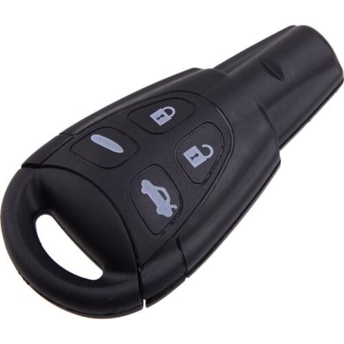 3659-SAAM433 Black 4 Buttons Car Remote Key Fob Accessories LTQSAAM433TX Fit For Saab 9-3 9-5 2003 2004 2005 2006 2007 2008 2009