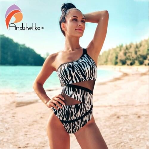 Andzhelika White One-piece Swimwear