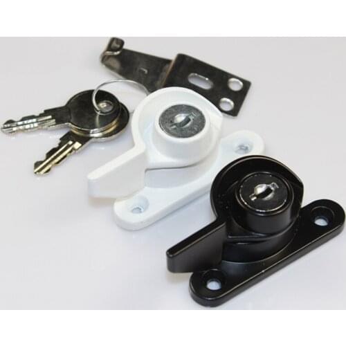 Window keyed sash lock for sliding glass door /window with key European anti-theft lock zinc alloy KF403