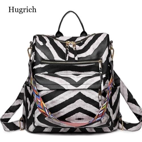 Retro Large Backpack Women Pu Leather Rucksack Womens Knapsack Travel Backpacks Shoulder School Bags Mochila Back Pack