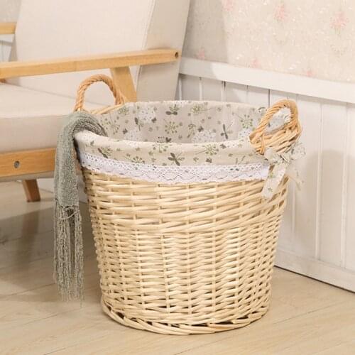 Toy Dirty Clothes Storage Basket Weave Laundry Basket Reusable Large Storage Bag Organizer Opbergmanden Household Products DG50K