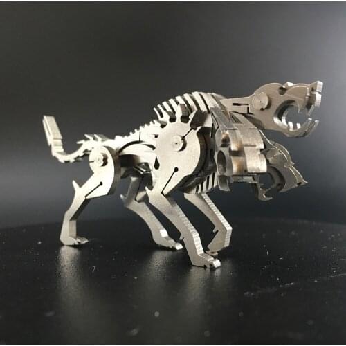 3D Metal Model Puzzle DIY Assembled Dragon Jigsaw Detachable Puzzle Zodiac Steel Warcraft Model Ornament Birthday Gift
