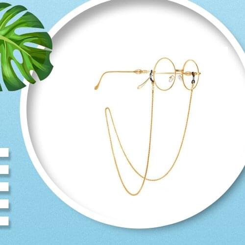 Fashion Chic Womens Gold Silver Eyeglass Chains Sunglasses Reading Beaded Glasses Chain Eyewears Cord Holder neck strap Rope