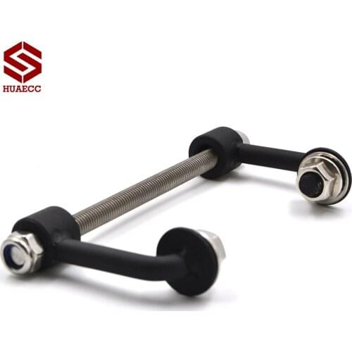 Motorcycle Black Metal 2" Durable Gas Tank Lift Kit for Harley Sportster Irons 883 XL Nightsters 1995-UP