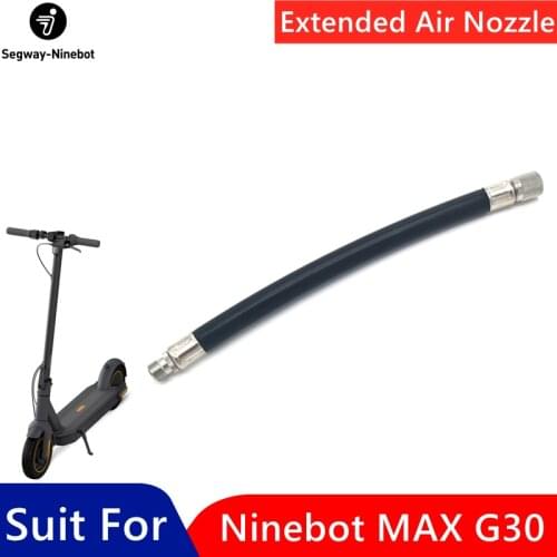 Original Vacuum Tubeless Valve Extended Tire Valve Adapter For Ninebot MAX G30 Smart Electric Scooter Extended Air Nozzle Part