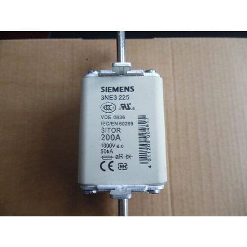 Fuses: 3NE3225 200A 1000V NH1 / 3NE3227 250A 1000V / 3NE3230-0B 315A 1000V NH1 aR