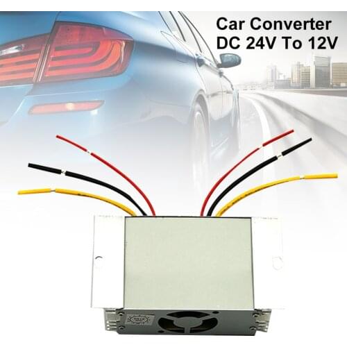 24V to 12V 10A Power Converter 24V Drop 12V Car Power Step-down Power Supply Module Buck Down Power Converter Buck Adapter Regul