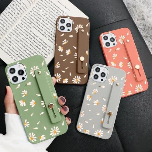 Wrist Strap Case Funda For iPhone 11 12 mini Pro Max 7 8 6 6S Plus 5 5S XR X Xs MAX SE 2020 Soft Silicone Case For iPhone 11 Pro