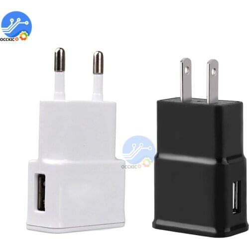 2pcs/lot 5V 2A EU Plug Adapter USB Wall Charger For Samsung Iphone Xiaomi Mobile Phone Charger For Ipad Universal Travel