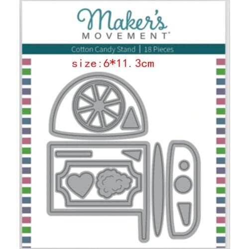 Sirius Flower cart Metal Cutting Dies Stencils Template for DIY Scrapbooking Embossing Paper Cards Album Making Craft Die