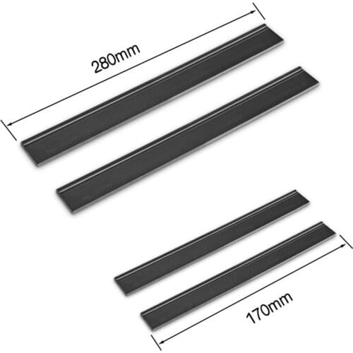 2pcs 170/250/280mm rubber strip window cleaner scraper for Karcher WV1 WV2 WV5 Window Cleaner Parts